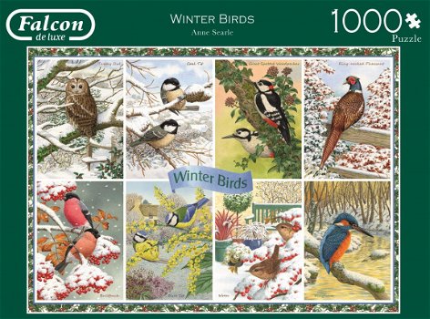 Falcon de Luxe - Winter Birds - 1000 Stukjes - 2