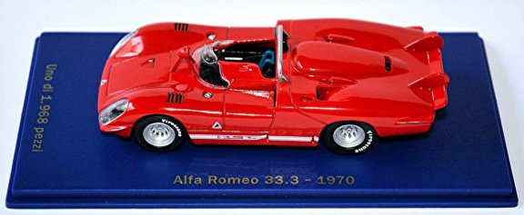 1:43 M4 7040 Alfa Romeo 33.3 1970 Spider Prova test Le Mans - 1