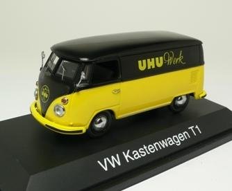 1:43 Schuco Volkswagen VW T1 bus UHU Werks transporter - 1