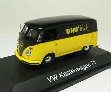 1:43 Schuco Volkswagen VW T1 bus UHU Werks transporter