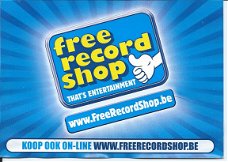 stickers Free Record Shop