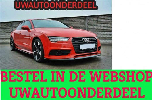 Audi A7 S Line Facelift Voorspoiler spoiler - 1