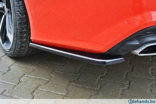 Audi A7 S Line Facelift Rear Side Splitters - 3