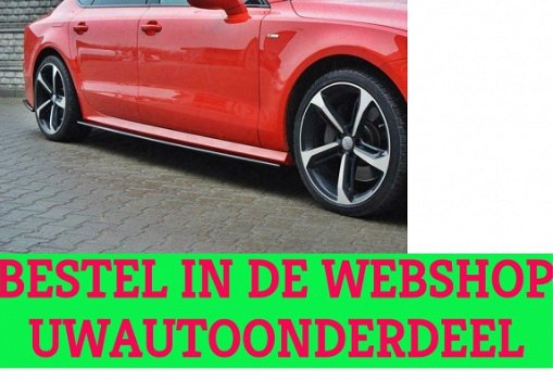 Audi A7 S Line Facelift Sideskirt Diffuser - 1