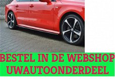 Audi A7 S Line Facelift Sideskirt Diffuser