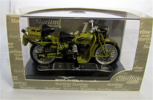 1:24 Starline 99024 Moto Guzzi Superalce groen - 1