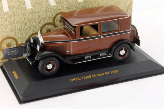 1:43 Ixo Opel 10/40 Modell 80 1928 brown-black - 1