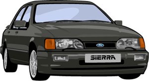 spiegel Ford Sierra Mk2 - 2