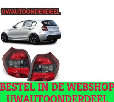 Bmw 1 Serie E81 E87 Achterlicht black line Smoke Set - 1