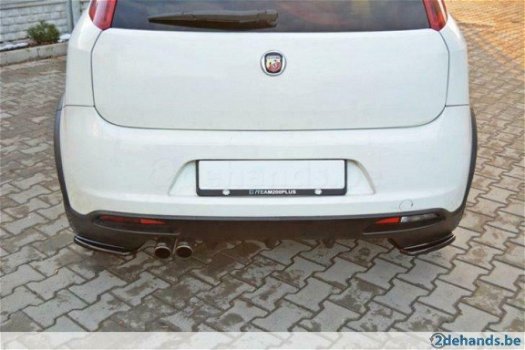 Fiat Grande Punto Abarth Rear Side Splitters - 4