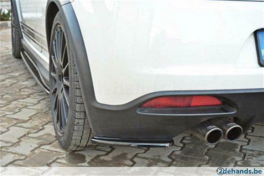 Fiat Grande Punto Abarth Rear Side Splitters - 5