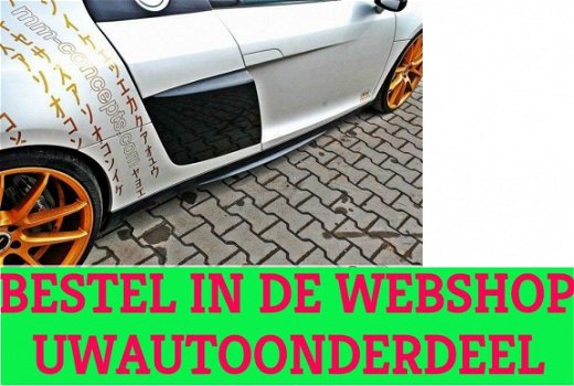 Audi R8 Sideskirt Side Skirts Rs Roadster Coupe - 1