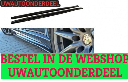 Alfa Romeo 159 Sideskirt Diffuser Skirt Spoiler Carbon Piano - 1