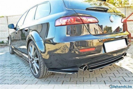 Alfa Romeo 159 Rear Side Splitters Jtd 3.2 1.9 Tuning Carbon - 6