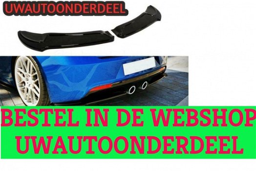 Golf 6 R20 R Tsi Tdi Dsg R32 Fsi Rear Diffuser Spoiler - 1