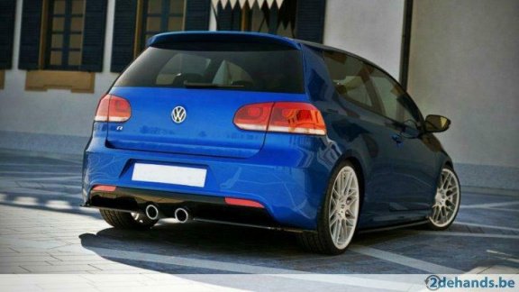 Golf 6 R20 R Tsi Tdi Dsg R32 Fsi Rear Diffuser Spoiler - 5