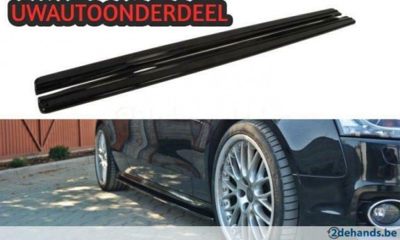 Audi A5 S-Line S Line S5 Sideskirt Diffuser Carbon Pianolak - 7