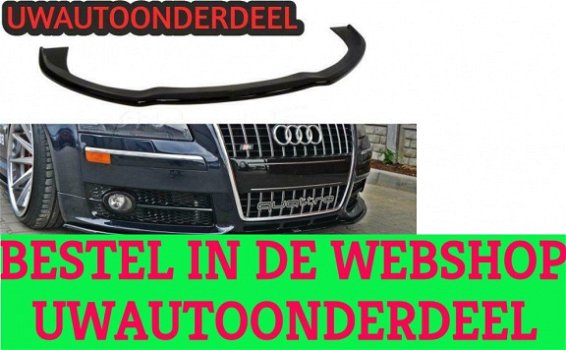 Audi S8 Voorspoiler spoiler Carbon pianolak Tuning RS - 1