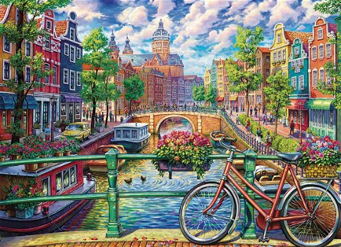Cobble Hill - Amsterdam Canal - 1000 Stukjes - 1