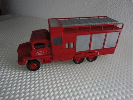 1:43 Solido Berliet GBC KT brandweer vrachtwagen - 0
