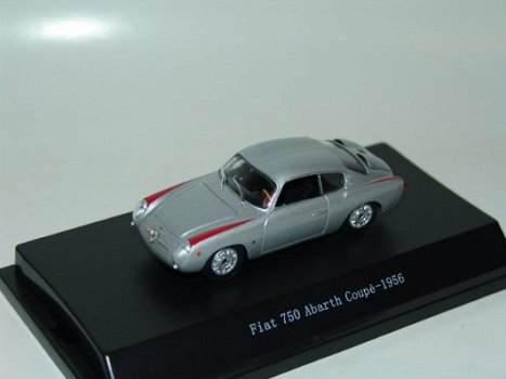 1:43 Starline Fiat 750 Abarth Coupe silver 1956 - 1