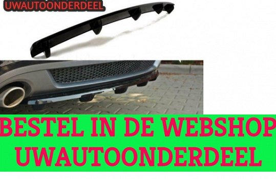 Audi A5 S-Line S Line Centre Rear Splitter (verticale streep - 1