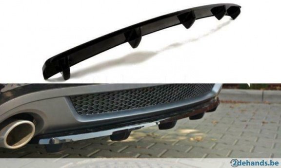 Audi A5 S-Line S Line Centre Rear Splitter (verticale streep - 5