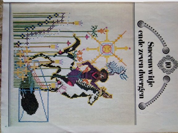 Ariadne Handwerken nr 313, januari 1973+patroon Sneeuwwitje en de 7 dwergen - Afbeelding 3