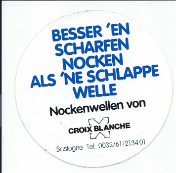 sticker Croix Blanche - 1