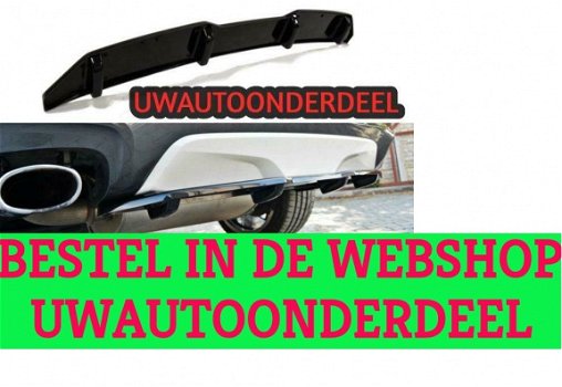 Bmw X4 F26 M Pakket (Verticale strepen) Centre Rear Splitter - 1