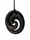 Zwarte jade Maori Koru hanger - 2 - Thumbnail