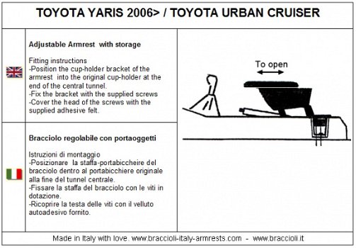 Armsteun Toyota Urban Cruiser 07- skai Braccioli - 5