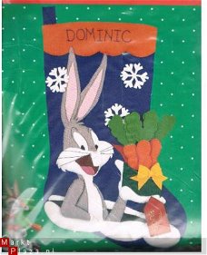 Opruiming Looney Tunes Pakket Bugs Bunny Christmas Stocking