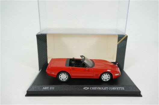 1:43 DetailCars 211 Chevrolet Corvette ZR1 convertible red - 1
