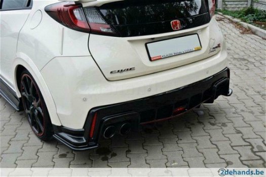 Honda Civic Type R Rear Side Splitters - 2