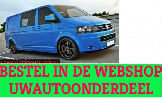 Volkswagen T5 Transporter Voorspoiler Spoiler Versie 2 - 1