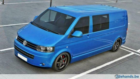 Volkswagen T5 Transporter Voorspoiler Spoiler Versie 2 - 3