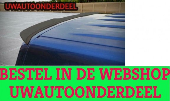 VW Transporter T6 Achterklep Dakspoiler Spoiler extention - 1