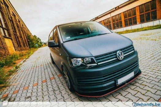 Volkswagen T6 Transporter Voorspoiler Spoiler Versie 1 - 4