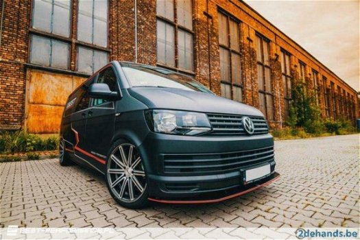 Volkswagen T6 Transporter Voorspoiler Spoiler Versie 1 - 5