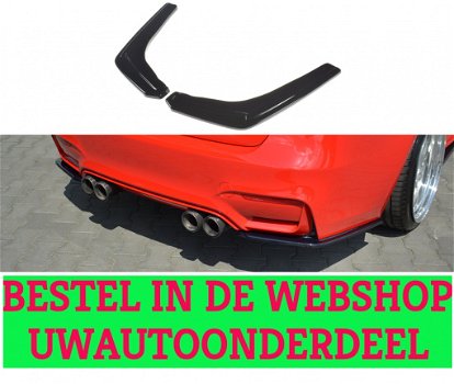 Bmw M3 F80 Rear Side Splitters - 1