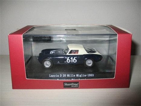 1:43 Starline Lancia D20 #616 MM rally 1953 - 1