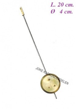 === Franse pendule slinger = gebruikt === 40089