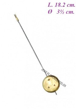 === Franse pendule slinger = gebruikt === 40088
