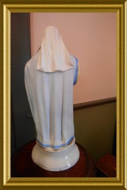 Antiek porseleinen Maria beeld