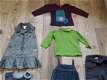 Nieuw en zgan 6 stuks kleding jurken,shirts en broek mt 74 - 2 - Thumbnail