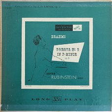 Arthur Rubinstein  -  Johannes Brahms, Arthur Rubinstein ‎– Sonata No. 3 In F-Minor, Op. 5  (CD) Nie