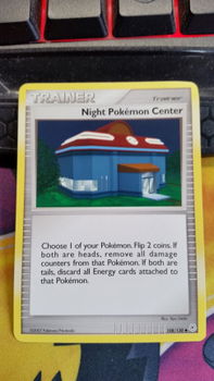 Night Pokemon Center 108/130 Diamond & Pearl (Base Set) MISprint BACKSITE - 1