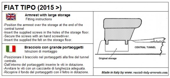 Armsteun Fiat Tipo 356/357 15- skai Braccioli - 4