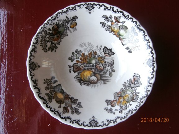 Mason`s pasta/soep bord 25 cm Strathmore groen - Afbeelding 8